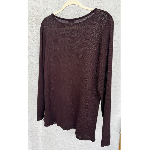Eileen Fisher Mesh Top - Size Large - Picture 4 of 7